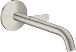 Hansgrohe ONE 220 falsík alatti mosócsaptelep Select kifolyóval, rozsdamentes acél hatású 48112800 (48112800)