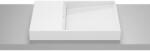 Roca Horizon 60x38 cm pultra építhető mosdó, fehér A32727900B (A32727900B)