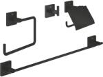 GROHE Start Cube Mester fürdőszobai kiegészítő készlet 4 az 1-ben, matt fekete 411152430 (411152430)