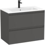 Roca Tenue 80 cm-es fürdőszobabútor szett matt fehér mosdóval, onyx A851934531 (A851934531)