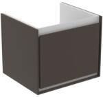 Ideal Standard Connect Air Cube 48 cm fali mosdótartó szekrény 1 fiókkal, matt sötétbarna E0844VY (E0844VY)