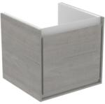 Ideal Standard Connect Air Cube 43 cm fali mosdótartó szekrény 1 fiókkal, világosszürke fa E0842PS (E0842PS)
