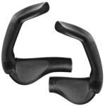 Ergon GP5 ergonómikus bilincses markolat szarvval, agyváltóhoz 140 x 105 mm, S-es vastagság, fekete-szürke