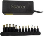 Spacer Incarcator laptop universal Spacer, 90W comutare automata tensiune - compatibil cu majoritatea NB, 12 tipuri de mufe, DC15/16/19/19.5/20V (SPNA-UNIV-12) - imashop