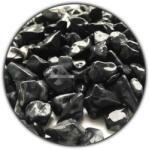  Fekete gyöngykavics akvárium dekoráció, aljzat - 750g, 15-20mm