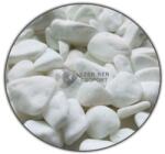  Fehér gyöngykavics akvárium dekoráció, aljzat - 750g, 15-30mm