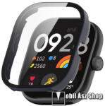  Xiaomi Redmi Watch 4, Okosóra műanyag védőtok, 9H üvegfólia, Sötétkék