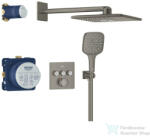 GROHE GROHTHERM SMARTCONTROL falsík alatti termosztátos zuhanyrendszer, Smartactive Cube 310 fejzuhannyal, Brushed Hard Graphite 34864AL0 (34864AL0)