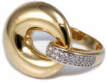 Ékszershop Bicolor köves arany fantáziagyűrű (1277357)