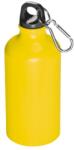  Kulacs alumínium 500ml-es, karabínerrel sárga