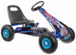 Majlo Toys Gyermek gokart felfújható kerekekkel Formula 15 kék