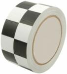 ALM Rola banda reflectorizanta taxi tip fagure 6cm x 25metri alb cu negru (ALM 120816-18)