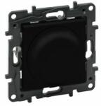 LEGRAND NiloéStep fényerőszabályzó 2-vezeteékes betét közp. fedéllel forgatógomb fekete 300W LEGRAND - 863552 (863552)