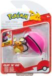 Pokémon - Set 2 figurine Clip n Go, (Dedenne & Love Ball) S15 (ASMPKW3138) Figurina
