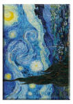 Fridolin Hűtőmágnes 8x5, 4x0, 3cm, Van Gogh: Csillagos éj (18343)