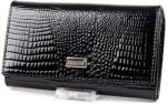 KROKOMANDER fekete bőr pénztárca (J11-002 001)