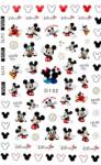  Körömmatrica - D132 Mickey