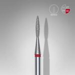 Staleks Capăt freză Staleks - Flacără Ascuțit, Roșu, 1, 6 mm