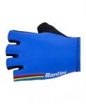 Santini Kerékpáros kesztyű rövid ujjal - UCI RAINBOW - szivárványos/kék - holokolo - 7 490 Ft