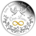  One Love" 2024 - 1 Oz - ezüst ajándékérme