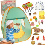Kik 62 részes gyermek kemping sátor, kiegészítő játékokkal