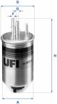 UFI filtru combustibil UFI 24.459. 00