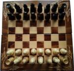 Magic Puzzle Box Kézzel készített fa sakkkészlet 32x32 sakktábla doboz fa sakkfigurák backgammon dáma társasjáték (_091a4d539)