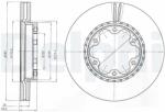 DELPHI Disc frana DELPHI BG4210 (BG4210)