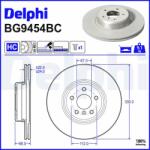 DELPHI Disc frana DELPHI BG9454BC (BG9454BC)