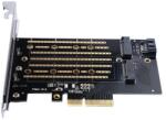 ORICO 2x M. 2 NVMe bővítő kártya PCIe (ORICO-PDM2-BP) (ORICO-PDM2-BP)