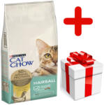 Cat Chow Hairball Hrană bogată în pui 15kg + o surpriză pentru pisica ta GRATUIT!