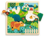 DJECO Boldog farm - Fa puzzle 15 db - Puzzlo farm - DJ01825