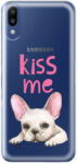 Lemontti Husa Husa Samsung Galaxy M10 Lemontti Silicon Art Pug Kiss (LEMHSAM10PK) - pcone