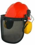 Strend Pro Safetyco Védősisak, Szemellenzővel és Fülhallgatóval (ART-313907)