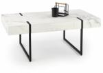 Halmar BLANCA c. asztal fehér márvány | fekete (V-CH-BLANCA-LAW)