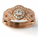 ATCOM Atkins rózsaszín arany eljegyzési gyűrű (I-AU-R-ATKINS)