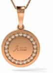 ATCOM Rózsaszín arany Magic Coin gyémánt nyaklánc (LP-AU-R-MAGIC-COIN-DIAMANTE)