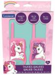 Lexibook Set Walkie Talkies, Lexibook cu raza de transmisie pana la 200 m, Unicorn (N00007633_001w)