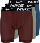 Nike Boxeri pentru bărbați Nike Dri-Fit Essential Micro Boxer Brief 3 pary grey/court blue/dark red