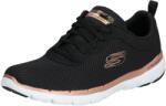 Skechers Rövid szárú sportcipők 'Flex Appeal 3.0' fekete, Méret 42