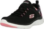 Skechers Rövid szárú sportcipők fekete, Méret 36