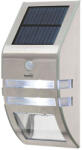 Somogyi Elektronic FLP30SOLAR napelemes LED lámpa, 30 lm, PIR mozgásérzékelő, 3-5m, 2 db hidegfehér SMD LED, energiatakarékos, fém + műanyag, IP44 (FLP 30 SOLAR)