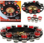 Inlea4Fun Pálinka rulett, ivós társasjáték 16 db pohárral Drinking Roulette Set (IA-KX8466)