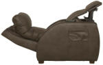  Zero gravity két motoros pihenő fotel barna textilbőr kárpittal - Relaxer (zero-gravity-fotel-Relaxer)