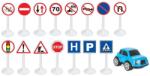 Pilsan Indicatoare rutiere Mini Traffic Signs cu Masinuta