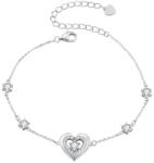 BeSpecial Bratara argint inima stralucitoare (BZT0103)