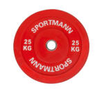Sportmann Disc Greutate Cauciuc SPORTMANN - 25 kg / 51 mm (SM1260)