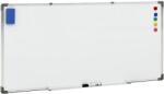  Tablă magnetică albă, 110x60 cm, oțel (150737)