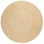 Hanse Home Двустранен ютен кръгъл килим в цвят слонова кост ø 140 cm Braided - Hanse Home (106007-140)