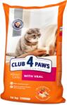  Club4Paws Premium borjúhús felnőtt macskáknak 14 kg